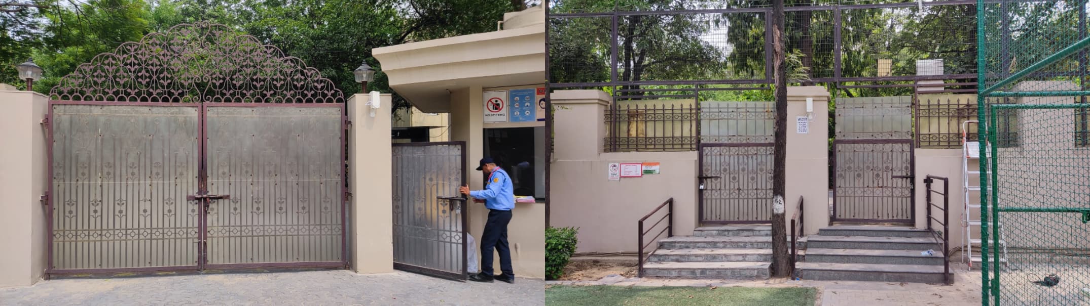 MR7901P स्कूल गेट/स्कूल इन और स्कूल आउट पर लगा हुआ है